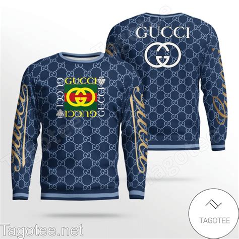 gucci world in blue monogram